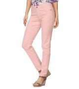 Cheer Jeans-Hose klassische Damen Hose im Five-Pocket-Stil Rosa