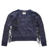 Superdry Fransen-Pullover cooles Damen Sweatshirt mit Ethno-Muster Ind...