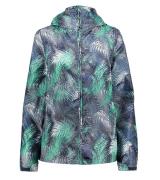 me°ru´ Clyde Allwetter-Jacke farbenfrohe Damen Regen-Jacke Blau