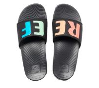 reef one Slide Rainbow Sandale biologische Damen Haus-Schuhe Schwarz/B...