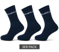 3 Paar O´NEILL Sport-Socken Strümpfe aus recycelter Baumwolle 770003 M...