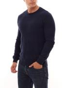 REDEFINED REBEL Herren Strick-Pullover Crewneck Pulli Savion Knit Navy