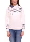 KangaROOS Damen Baumwoll-Shirt Rollkragen-Pullover mit Kordelzug 31053...