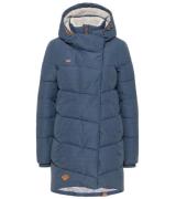 ragwear PAVLA Damen Outdoor-Mantel Stepp-Jacke mit gefütterter Kapuze ...