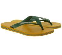 havaianas Damen Zehen-Trenner modische Badelatschen mit Brasilien Flag...