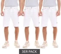 3er Pack U.S. POLO ASSN. Abel Herren Chino-Shorts nachhaltige Baumwoll...