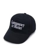 Market Contemporary Art 6 Panel Flexfitted Caps schwarz