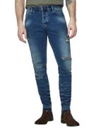 CAYLER & SONS  ALLDD Stacked Ian Denim Skinny Jeans – Sandfarbenes, ve...