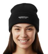 Neighborhood Unisex Mütze mit Logo-Schriftzug Winter-Mütze Schwarz