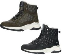 Vielseitige MUSTANG Stiefelette Schnürschuhe für Damen Winter-Booties ...