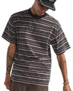 Moderne Vans Cameron Stripe SS Knit Herren T-Shirt VN000P8M-12761 Brau...