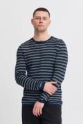 klassischer BLEND BHAjlan Herren Feinstrickpullover mit Label-Detail S...