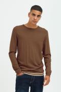 klassischer BLEND Herren Feinstrickpullover mit Rundhals Strickpullove...