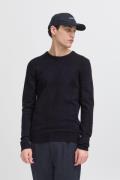 klassischer CASUAL FRIDAY CFHeine Herren Grobstrickpullover mit Label-...