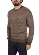 klassischer BLEND BHCalisto Herren Grobstrickpullover mit Rundhals Str...