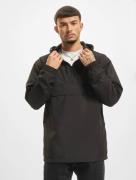 lässige Urban Classics Herren Jacke Reißverschluss Kapuze 78 g/m² Schw...