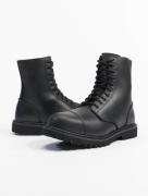 lässige Brandit Herren Boots Reißverschluss Stretch Schwarz
