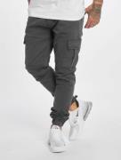 bequeme DEF Herren Jeans Kordelzug Taschen 260 g/m² mit Baumwolle Grau