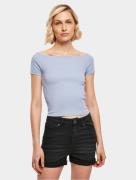 modernes Urban Classics Damen T-Shirt Stretch 180 g/m² mit Baumwolle B...