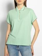 Khujo Poloshirt in grün für Damen, Größe: L. Velda